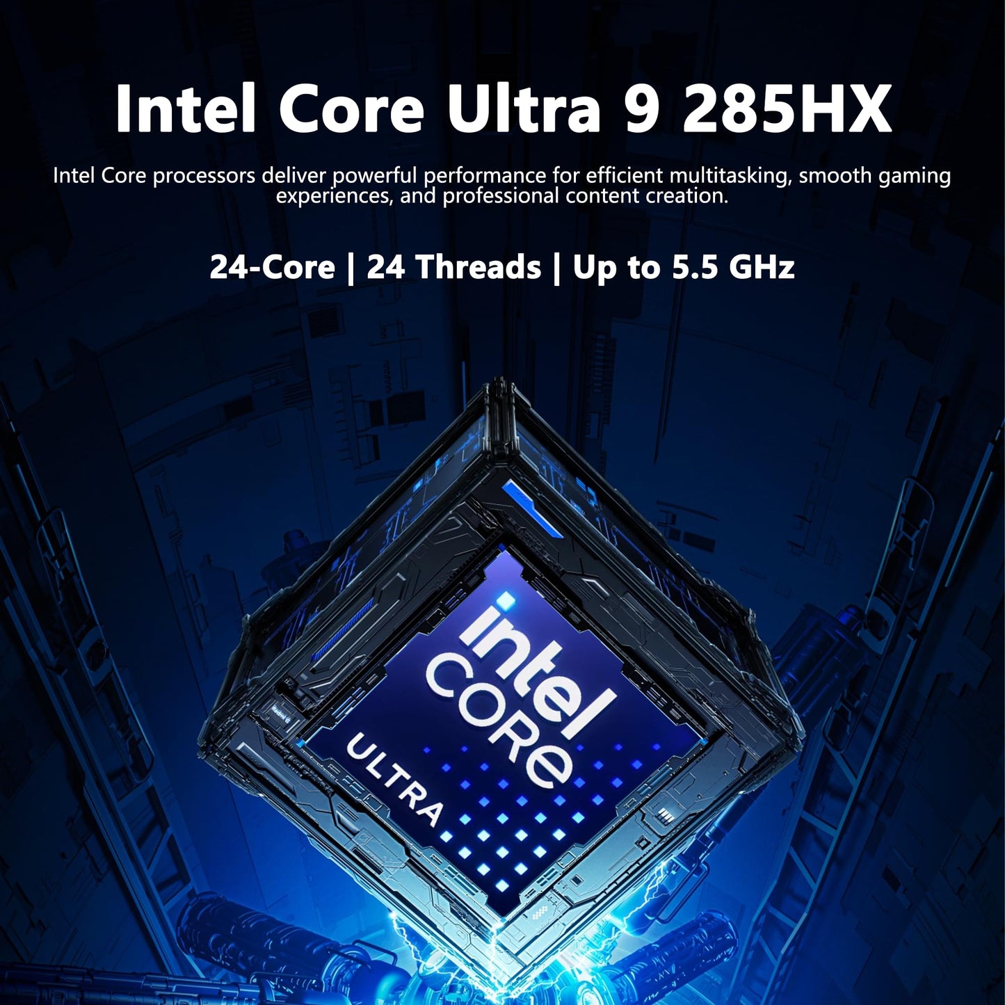 MSI Raider 18 HX Gaming AI PC Laptop | 18" QHD+ IPS 240Hz (100% DCI-P3) | Intel 24-Core Ultra 9 285HX (> i9-14900HX) | 32GB DDR5 4TB SSD | GeForce RTX 5080 GDDR7 DLSS4 Win11 Pro w/DLCA Accessory