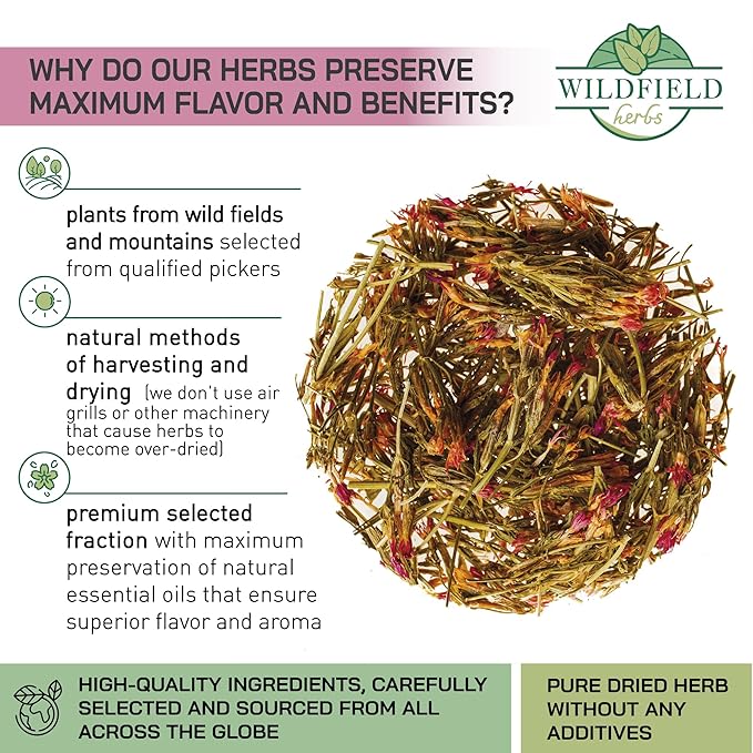 3 oz. Dried Centaury Herb Tea (Centaurium Erythraea L.) - 75g Centaurium Erythraea Herbal Tea Centauria Común