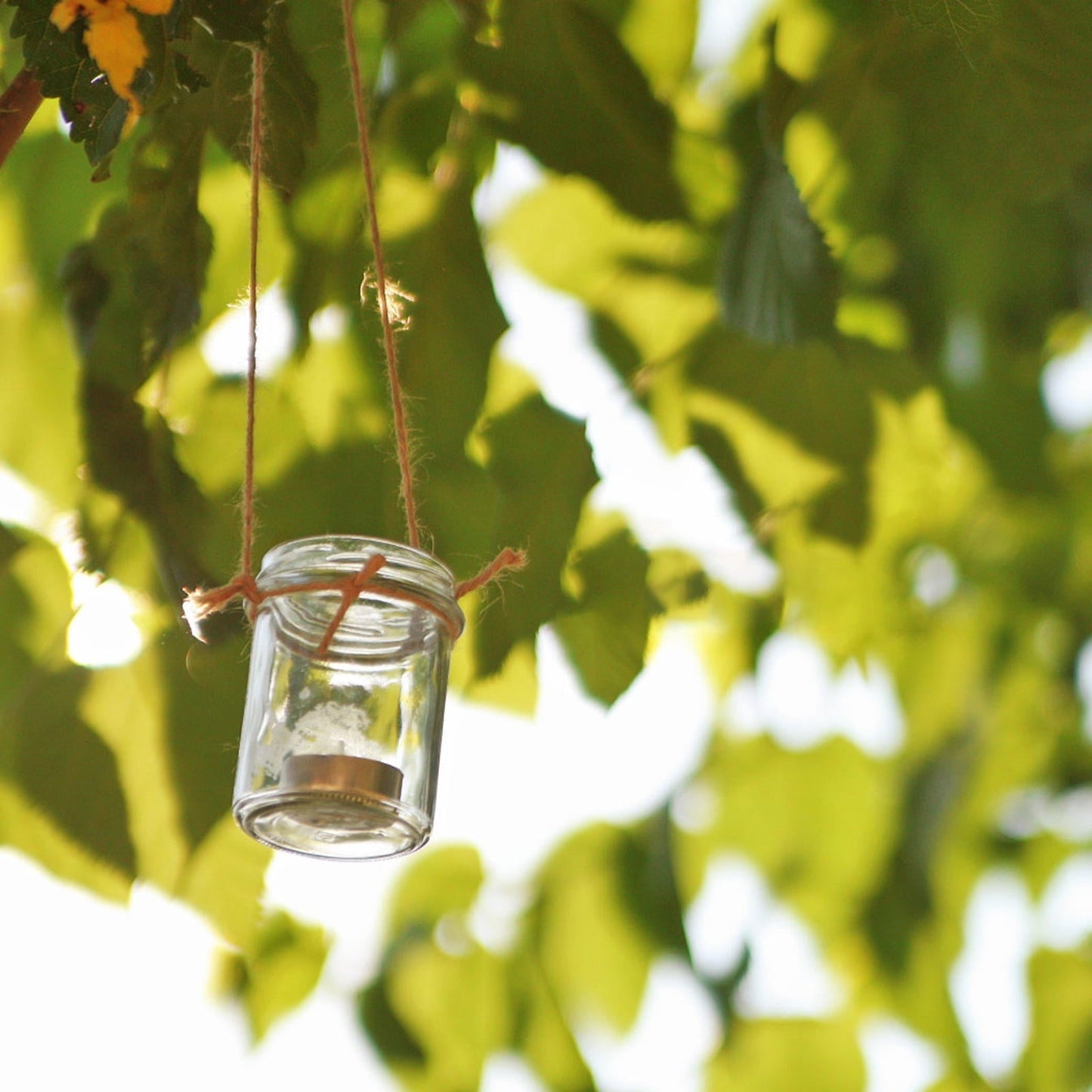 IDEANATEGRATE 1 Bundle Hand Woven Rope for Swing Bed in Yellow 11.8X0.3X0.3in