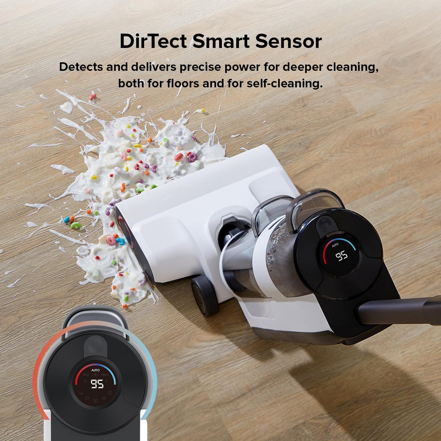 roborock Dyad Air Wet Dry Vacuum Cleaner, Cordless Vacuum Mop Combo with 17000Pa Power Suction, Long Battery, Edge Cleaning, Hardwood Floor Cleaner with Self-Cleaning & Drying System