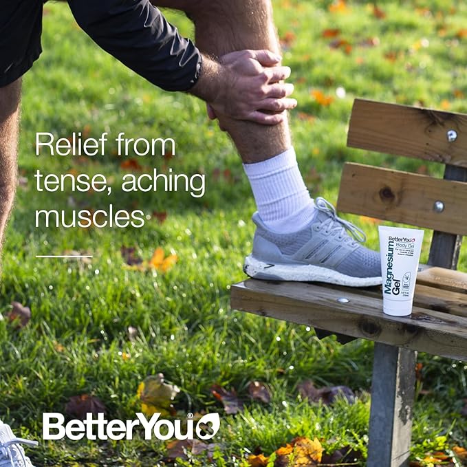 BetterYou Magnesium Gel - Relaxing Muscle Rub - Topical Magnesium for Effective Absorption - Tense Joint Support and Sore Muscle Relief - 5.07 oz