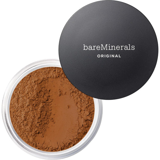 bareMinerals Original Loose Powder Foundation SPF 15, Lightweight Mineral Loose Powder Foundation Makeup, Buildable Coverage, Talc Free, Vegan (Medium Dark 23)