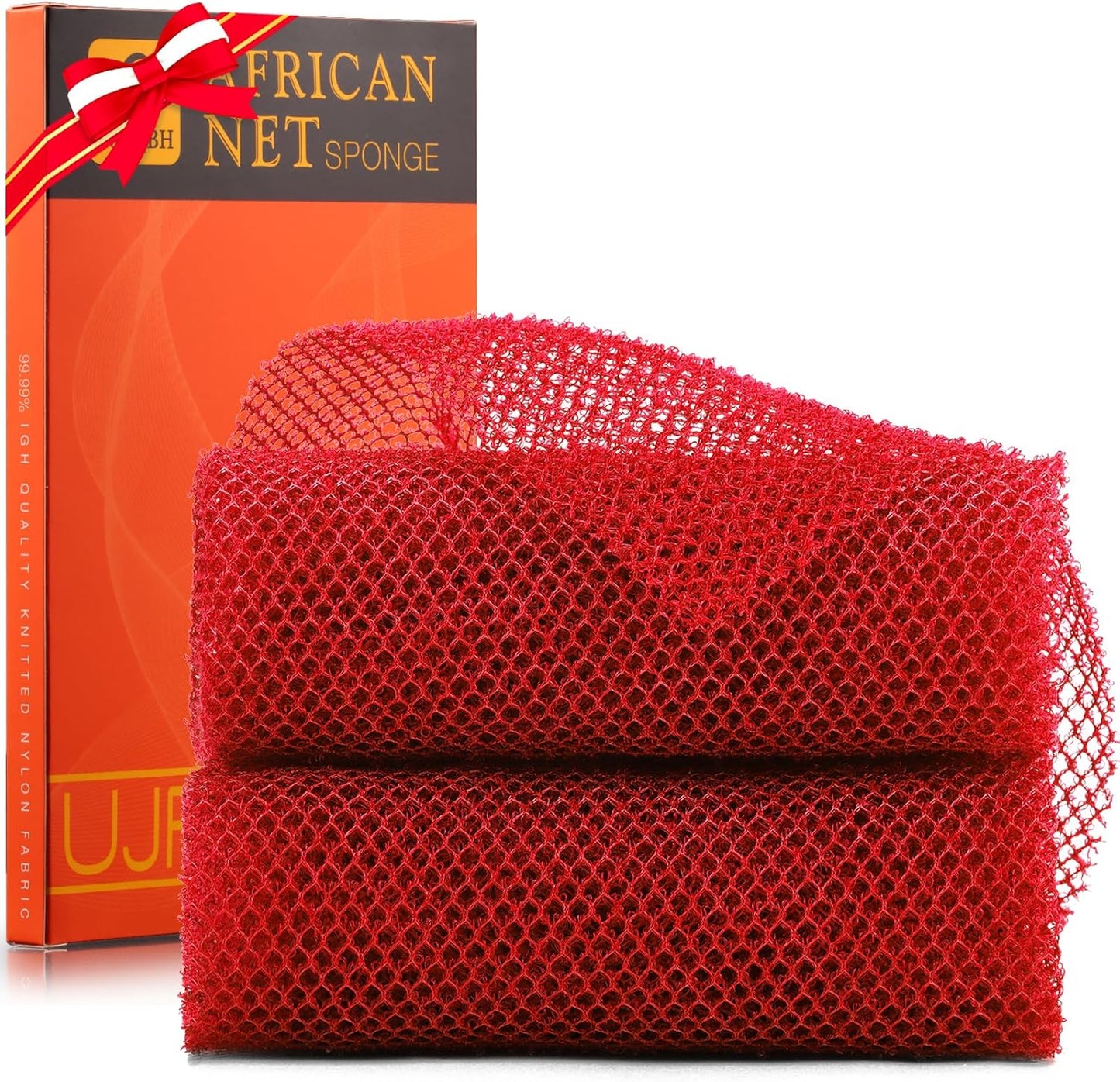 3-Piece African Exfoliating Shower Set | Bright Colors for Smooth Skin