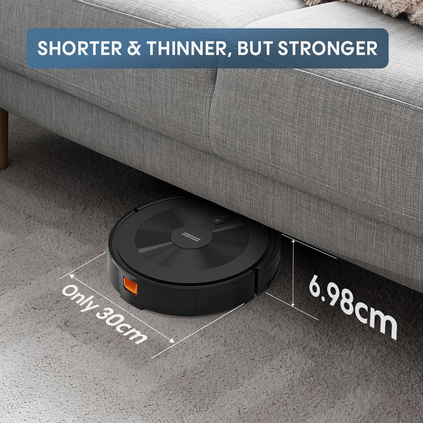 AZQQ Robot Vacuum and Mop Combo: 2-in-1 Robot Vacuum Cleaner 2500Pa Strong Suction & Tangle-Free & Alexa/APP Control & Self-Charging, Schedule Cleaning Robotic Vacuum for Pet Hair, Hard Floor, Carpet