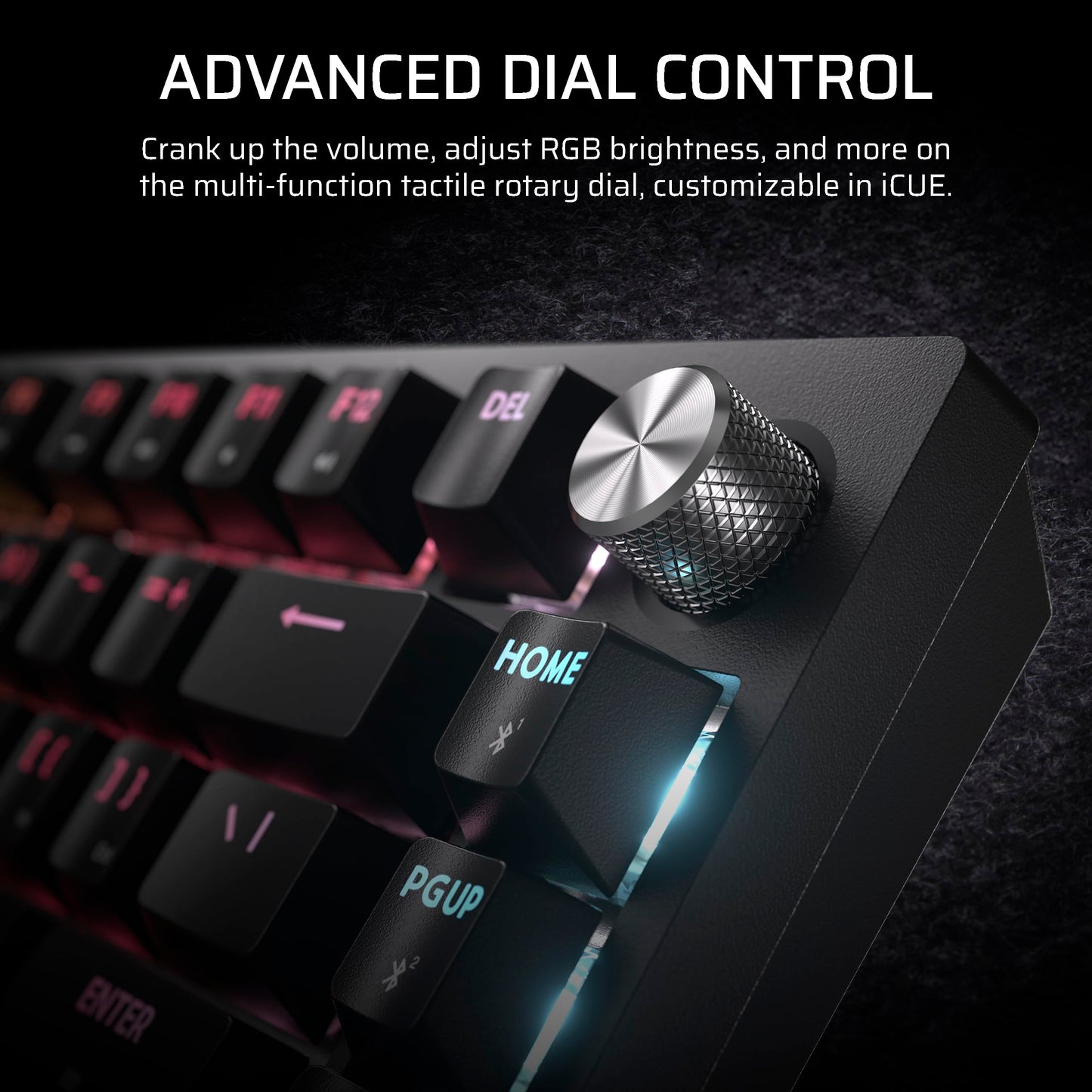 Corsair K65 Plus Wireless 75% RGB Hot-Swappable Mechanical Gaming Keyboard – Pre-Lubricated MLX Fusion Tactile Switches – Dual-Layer Sound Dampening – PBT Keycaps – QWERTY NA – Black
