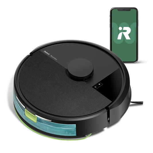 iRobot Roomba 105 Combo Robot Vacuum & Mop - Easy to use, Intense Power-Lifting Suction, LiDAR Navigation, Multiple Cleaning Modes, Avoids Mopping Carpets, Self-Charging