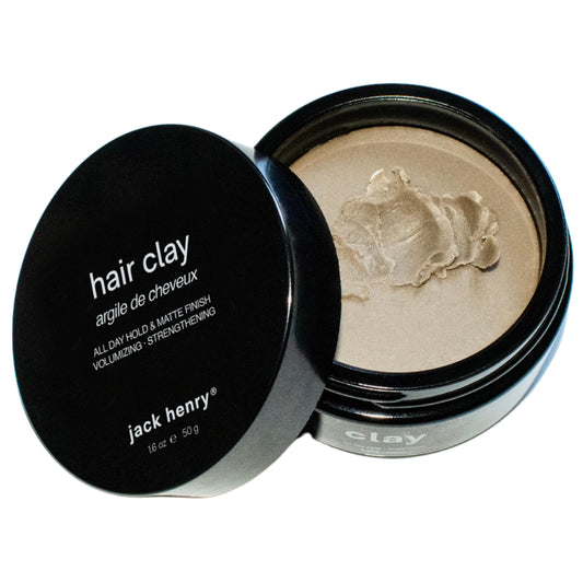 Jack Henry Hair Clay Styling Product, Add Thickness & Texture, 4 Ingredients, 1.6 oz