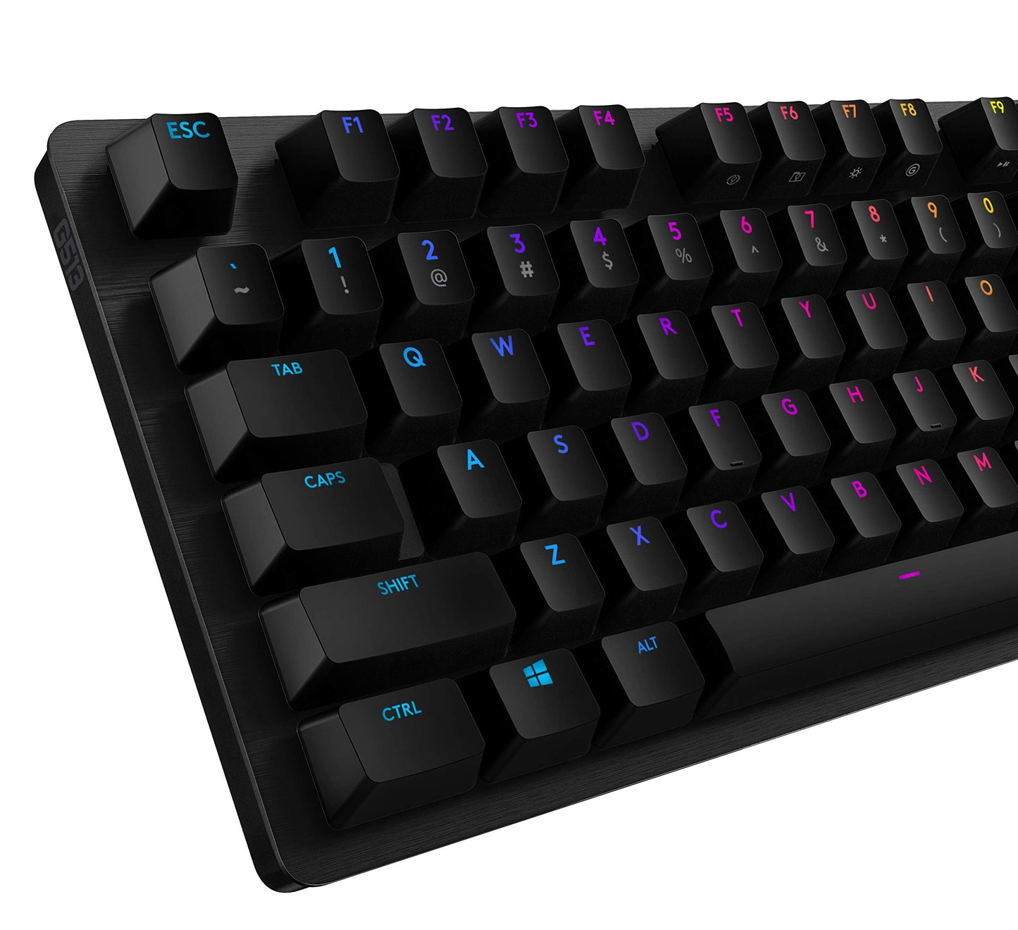 Logitech G513 Carbon LIGHTSYNC RGB Mechanical Gaming Keyboard with GX Blue Switches - Clicky (Renewed)