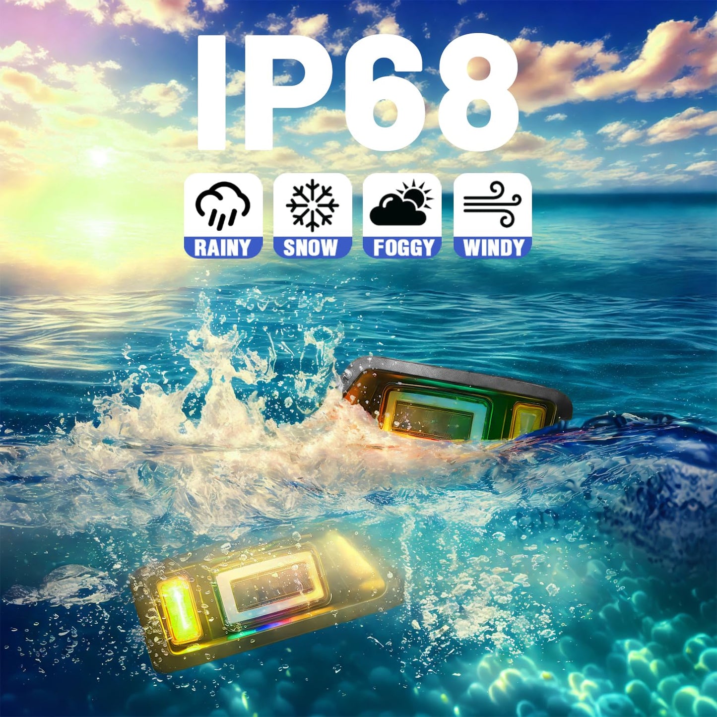 Deluxe LED RGB Golf Cart Light Kit for Yamaha G22 G19 G16 G14 Gas & Electric Golf Carts -