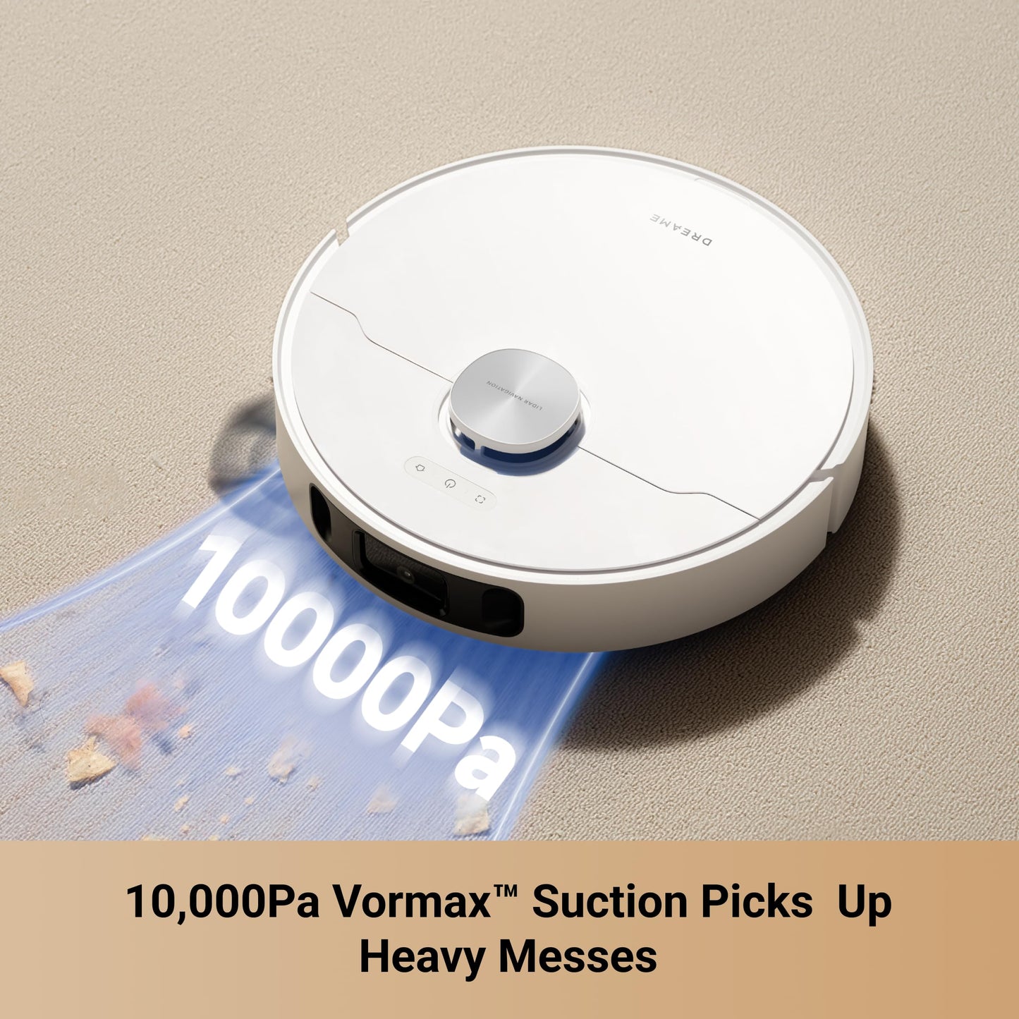 DREAME L10s Ultra Gen 2 Robot Vacuum and Mop, 10,000Pa Suction, MopExtend Technology, All-in-One Base Station, Pet-Friendly, Versatile Carpet Cleaning, DuoScrub Mopping System, Smart Pathfinder Tech
