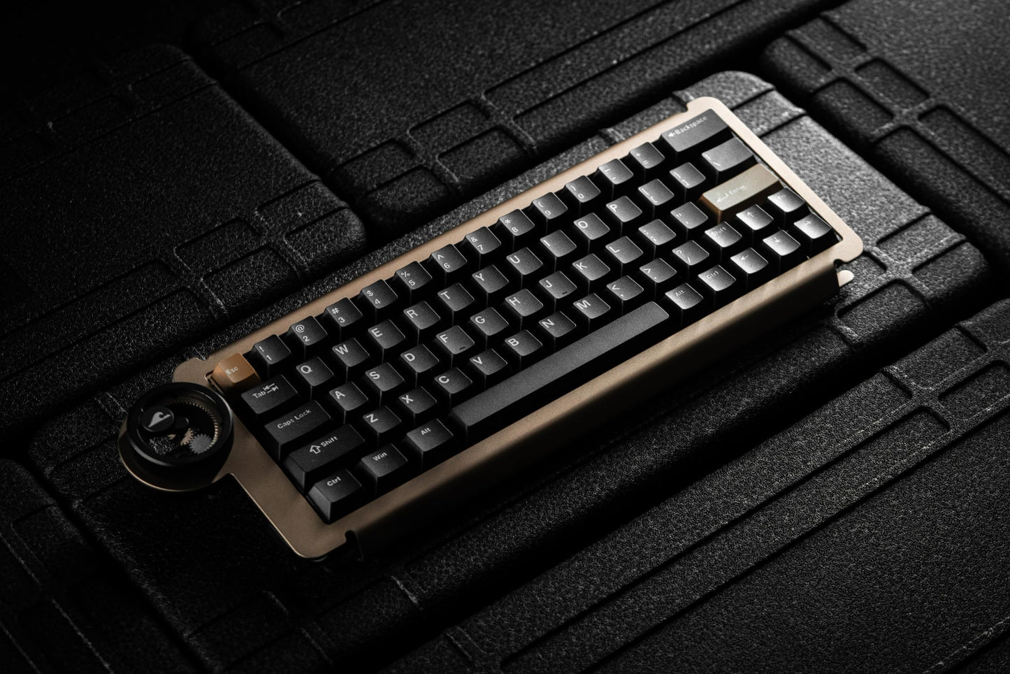 DRY STUDIO Ice Ring 63 RT HE Magnetic Wired Gaming Keyboard 0.1ms Low Latency 0.01 Precision Gaming Accessories Customized Driver and Lighting Effects-Deepspace Titan