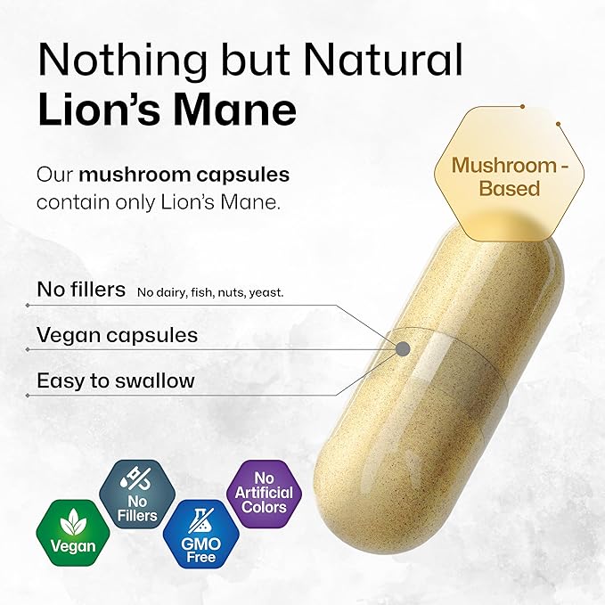 BIO KRAUTER Lion’s Mane 250 Capsules & Dan Shen 100 Capsules