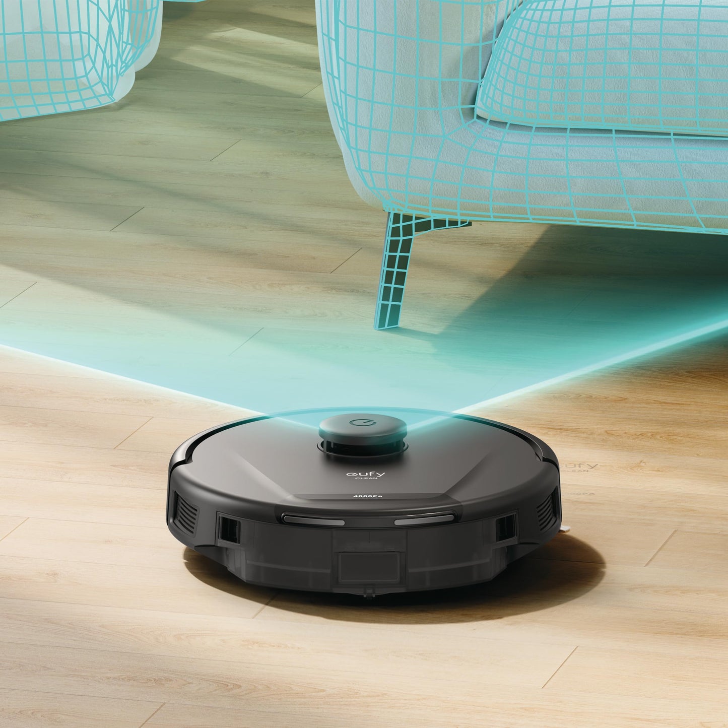 eufy L50 SES Robot Vacuum with 60 Day Self-Empty Station, Multi-Floor Cleaning, Precise iPath Laser Navigation, Customizable Al Mapping, Climb Up to 20 mm, Ideal for Hard Floor Tile Carpet (Renewed)