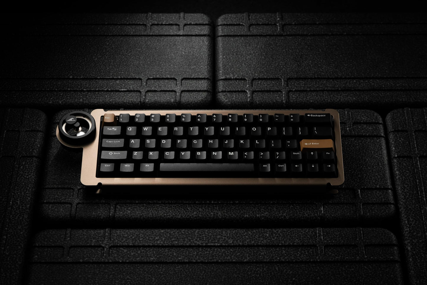 DRY STUDIO Ice Ring 63 RT HE Magnetic Wired Gaming Keyboard 0.1ms Low Latency 0.01 Precision Gaming Accessories Customized Driver and Lighting Effects-Deepspace Titan