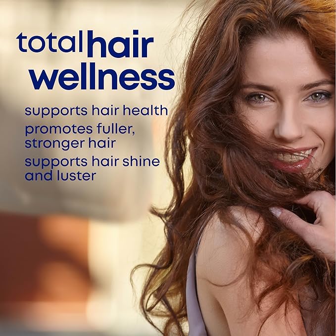 Her Own Grow Gummies, Promotes Thicker Hair, With Biotin, Keratin & Horsetail, Supports Fuller Hair, Healthy Hair Growth, Berry Flavor, 60 Gummies