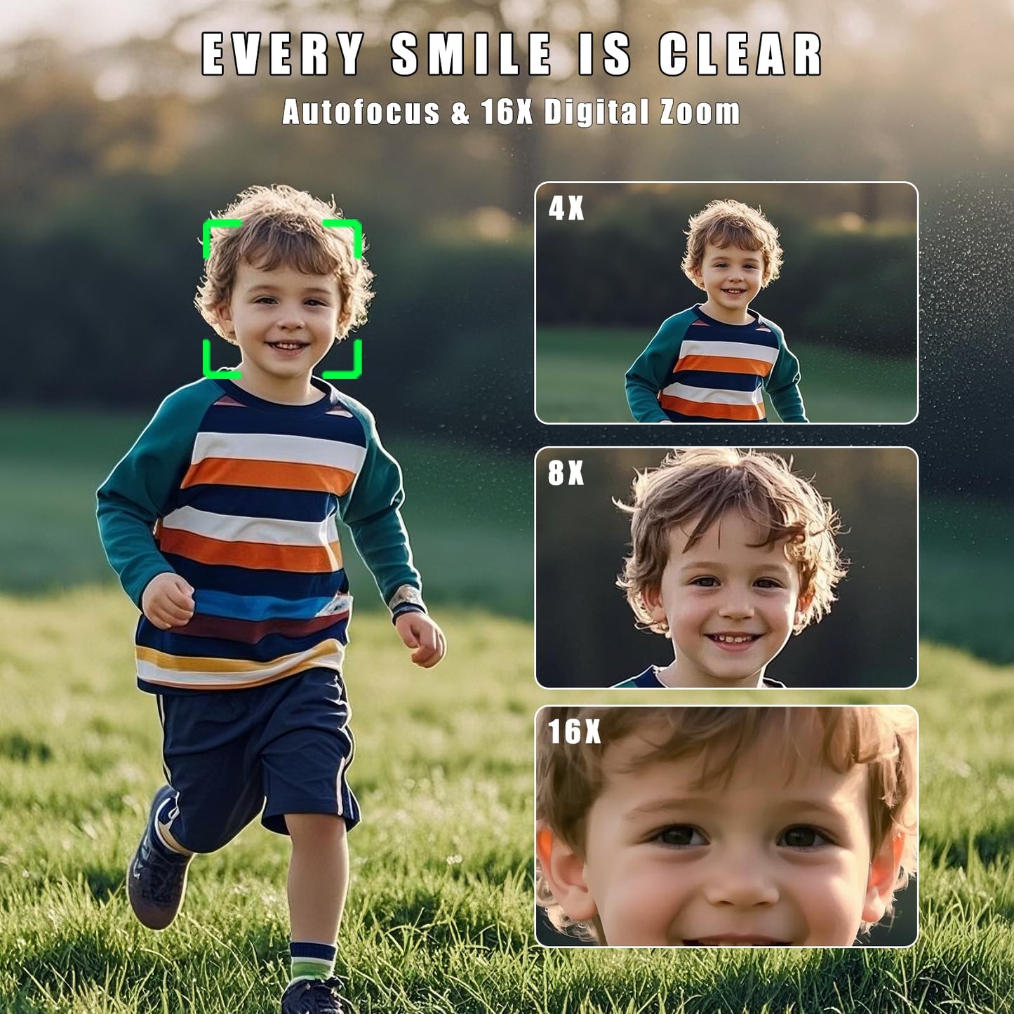 64MP 5K Professional Digital Cameras for Photography, 3” 180° Flip Screen WiFi, Autofocus Vlogging Camera for YouTube Live Streaming, 16X Digital Zoom Anti-Shake with SD Card & 2 Batteries (Black)