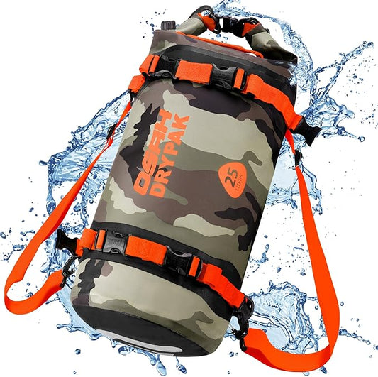 Waterproof Dry Bag - Motorcycle Luggage Tail Bag with Straps for Back Seat, Roll Top Lightweight Waterproof Backpack Sack for Travel, Swimming, Boating, Kayaking, Camping and Beach