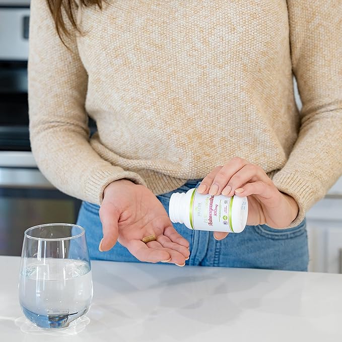 Health As It Ought To Be Ashwagandha 7% Withanolides Supplement | Physician Formulated | 1 Cap Daily Formula | 60 Capsules