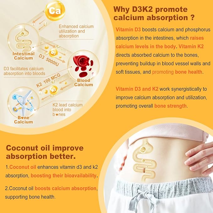 2Pack Vegan Vitamin D3 5000IUK2 Gummies+ 2Pack Methylated Multivitamin for Women Gummies