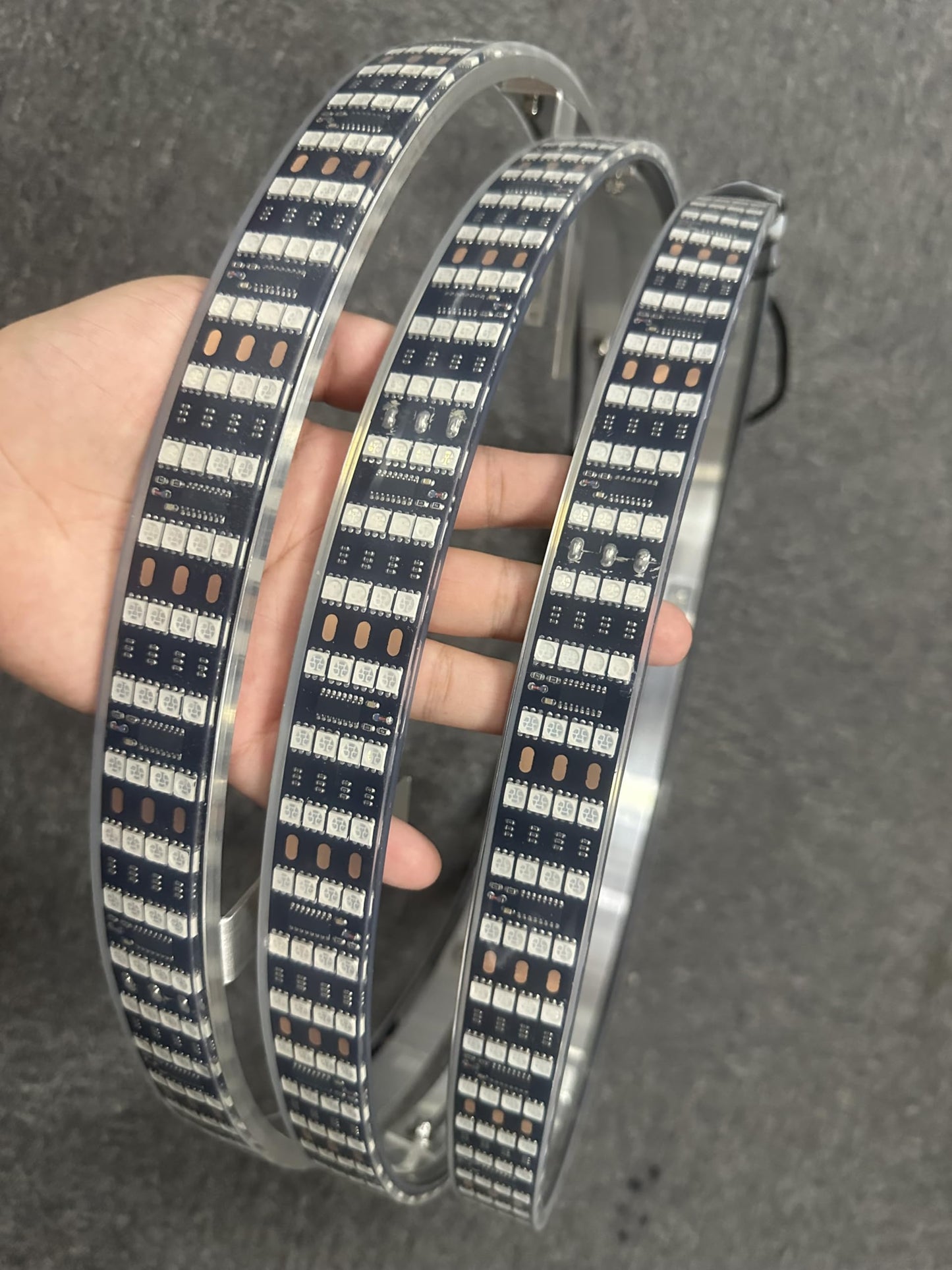 Sando Tech 15.5'' Quad Row Dream Color Chasing RGB LED Wheel Lights for Polaris Slingshot 3 Wheeler S/R/SL/SLR/GT Wheel Rim Lights Bluetooth APP/Remote Control