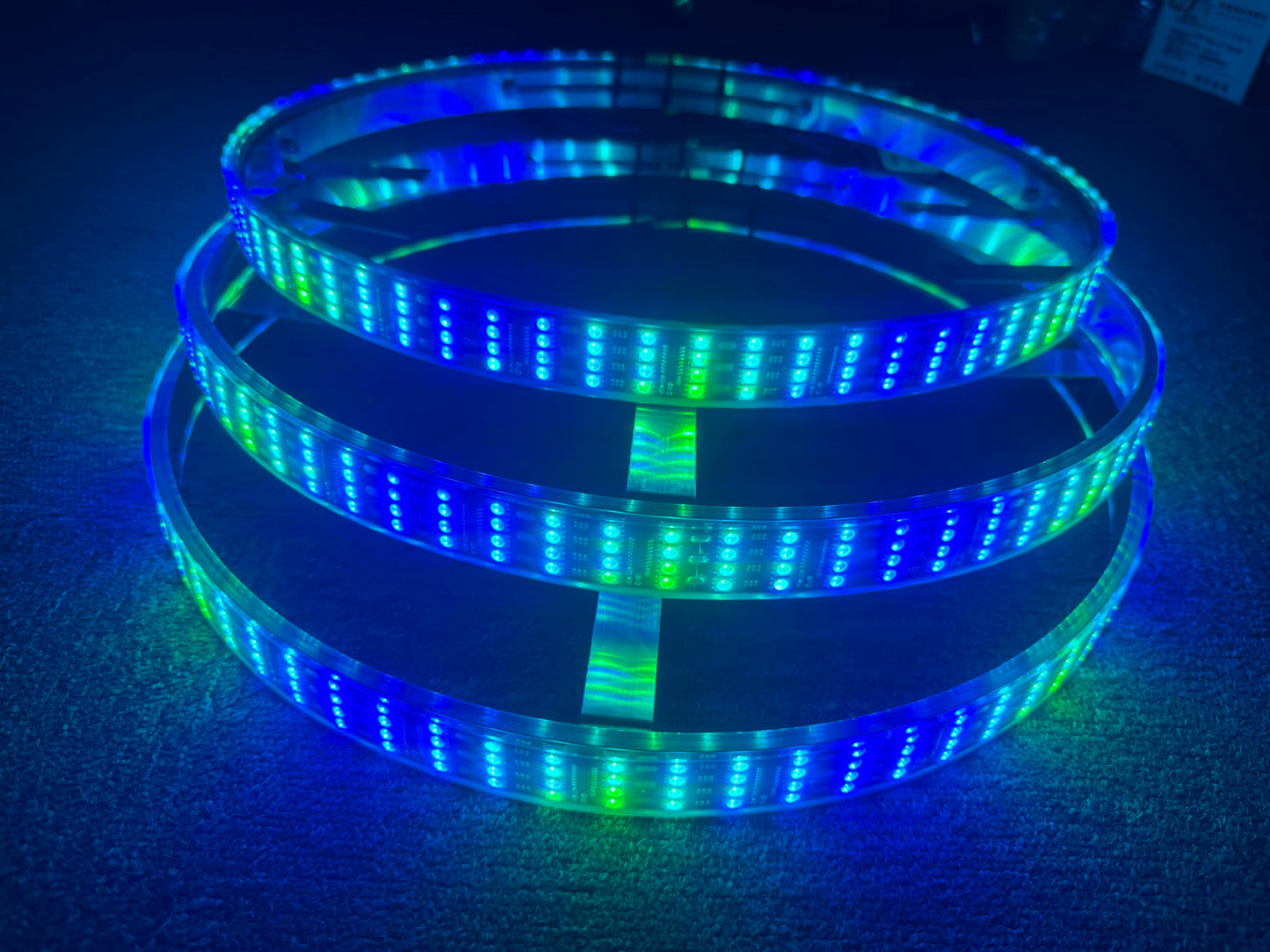 Sando Tech 15.5'' Quad Row Dream Color Chasing RGB LED Wheel Lights for Polaris Slingshot 3 Wheeler S/R/SL/SLR/GT Wheel Rim Lights Bluetooth APP/Remote Control