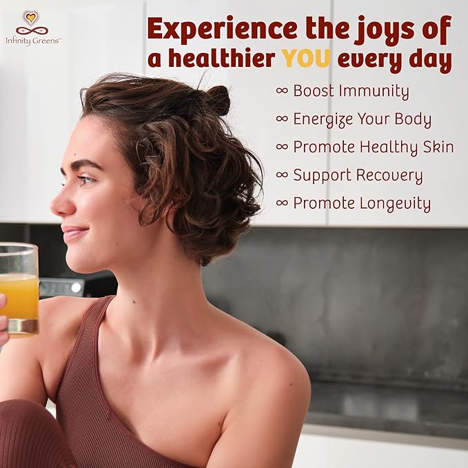 Infinity-C Organic Vitamin C Capsules, Bioavailable VIT C from Acerola, Camu Camu & Amla, Whole Food Vitamin C 1000mg, Immune Support Superfoods, Shilajit, Astragalus Root & Ginger (30 Servings)