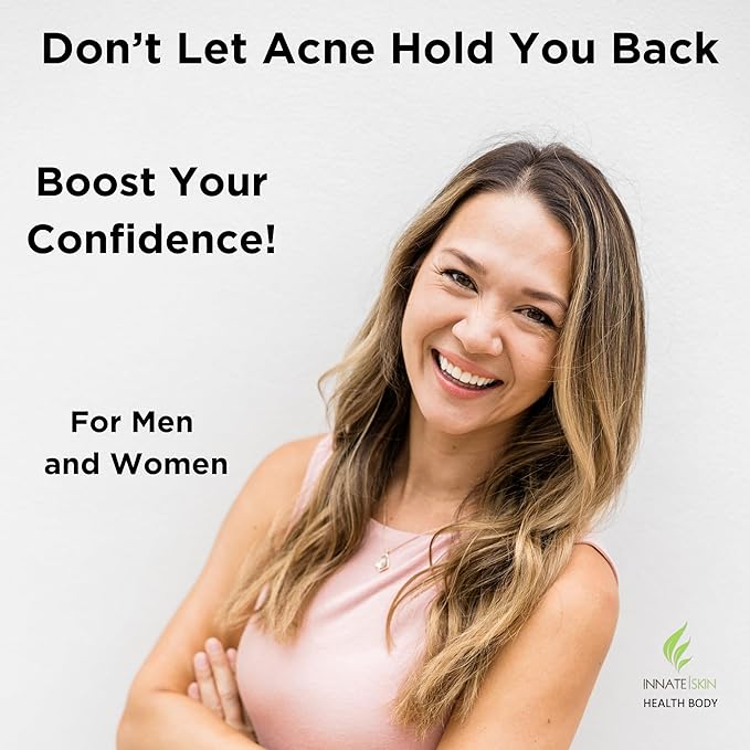 Clear Skin Acne Vitamin System | 20 Antioxidants, Botanicals & Minerals | 60 Count Pack of 4