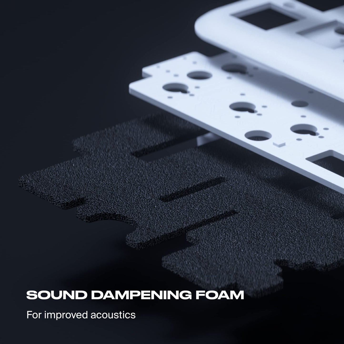 Fnatic STREAK65 LP | White | Compact RGB Gaming Mechanical Keyboard Speed Switches | PBT Doubleshot Keycaps | 65% Layout (60 65 Percent) Low Profile Esports Keyboard (US ANSI Layout, QWERTY)