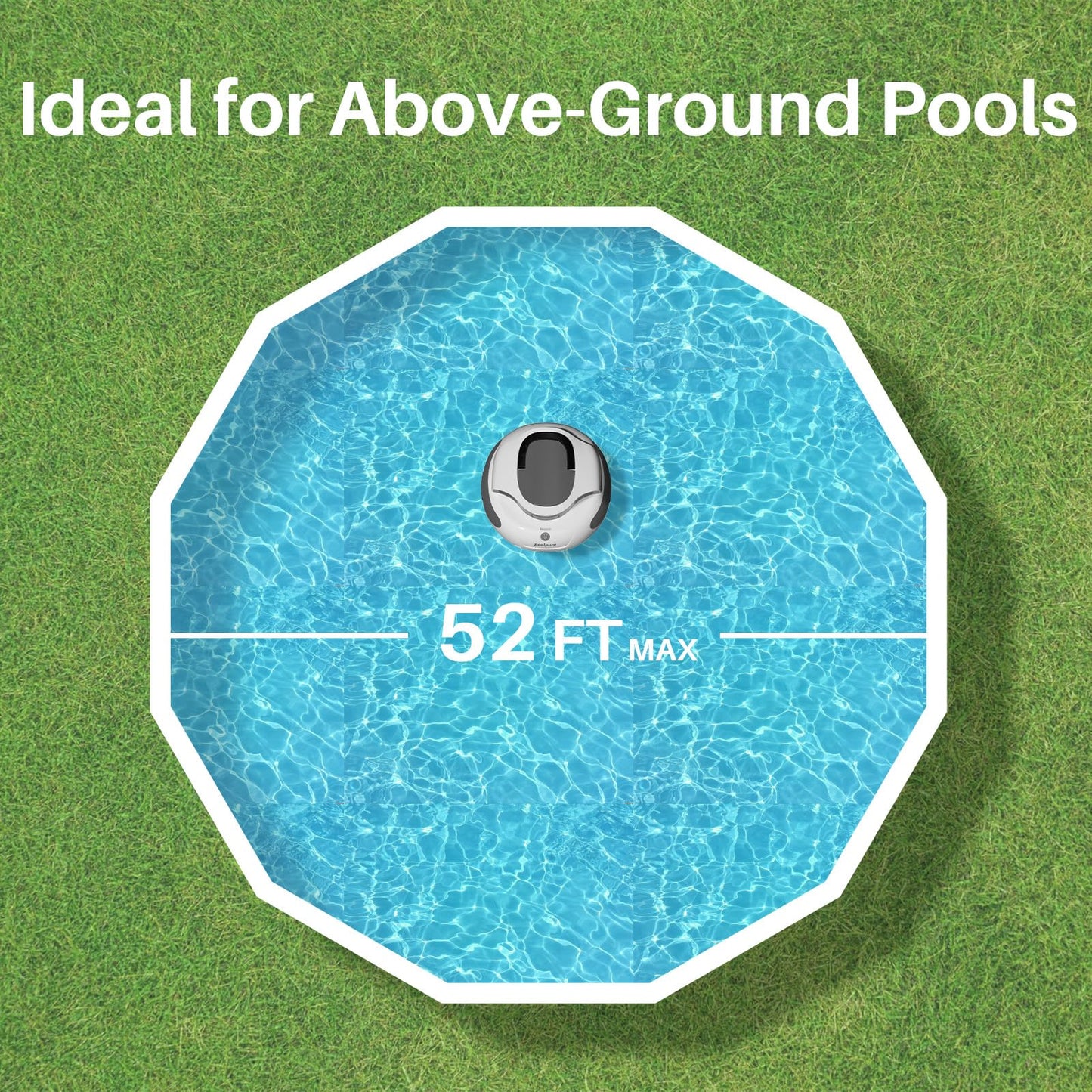 【Super Waterproof】 AquaGuard SE Cordless Robot Pool Cleaner with Dual Driver Motor Automatic Parking Ideal for Ground Pools up to 40 Feet Run Time 120 Minutes, Ultra Durable and Efficient