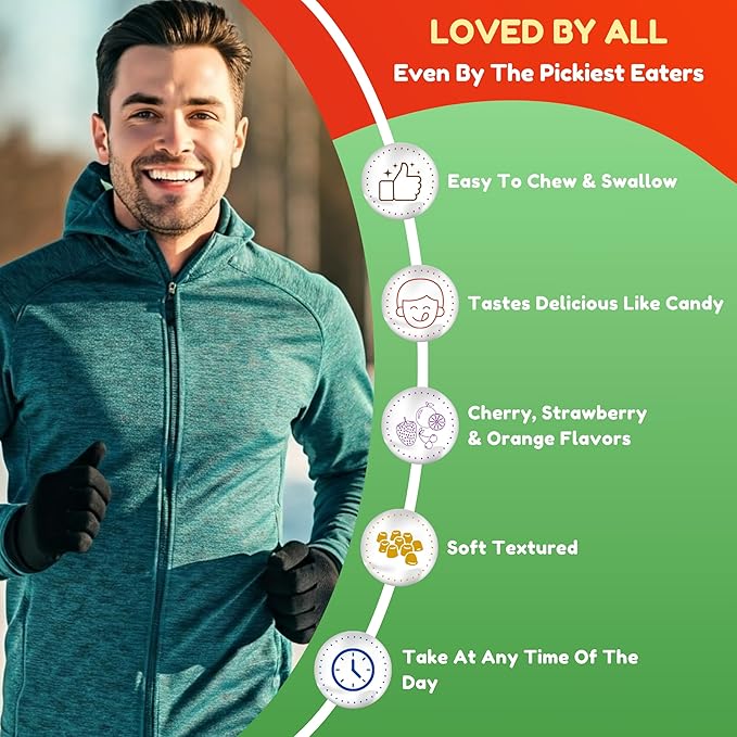 Halal Multivitamin Gummies for Women & Men | Immune & Overall Wellness | 90 Delicious Gummy Vitamins (45-Day Supply). Non-GMO & Vegetarian Essential Halal Vitamins w/ Folate, Zinc, B12, Biotin & More