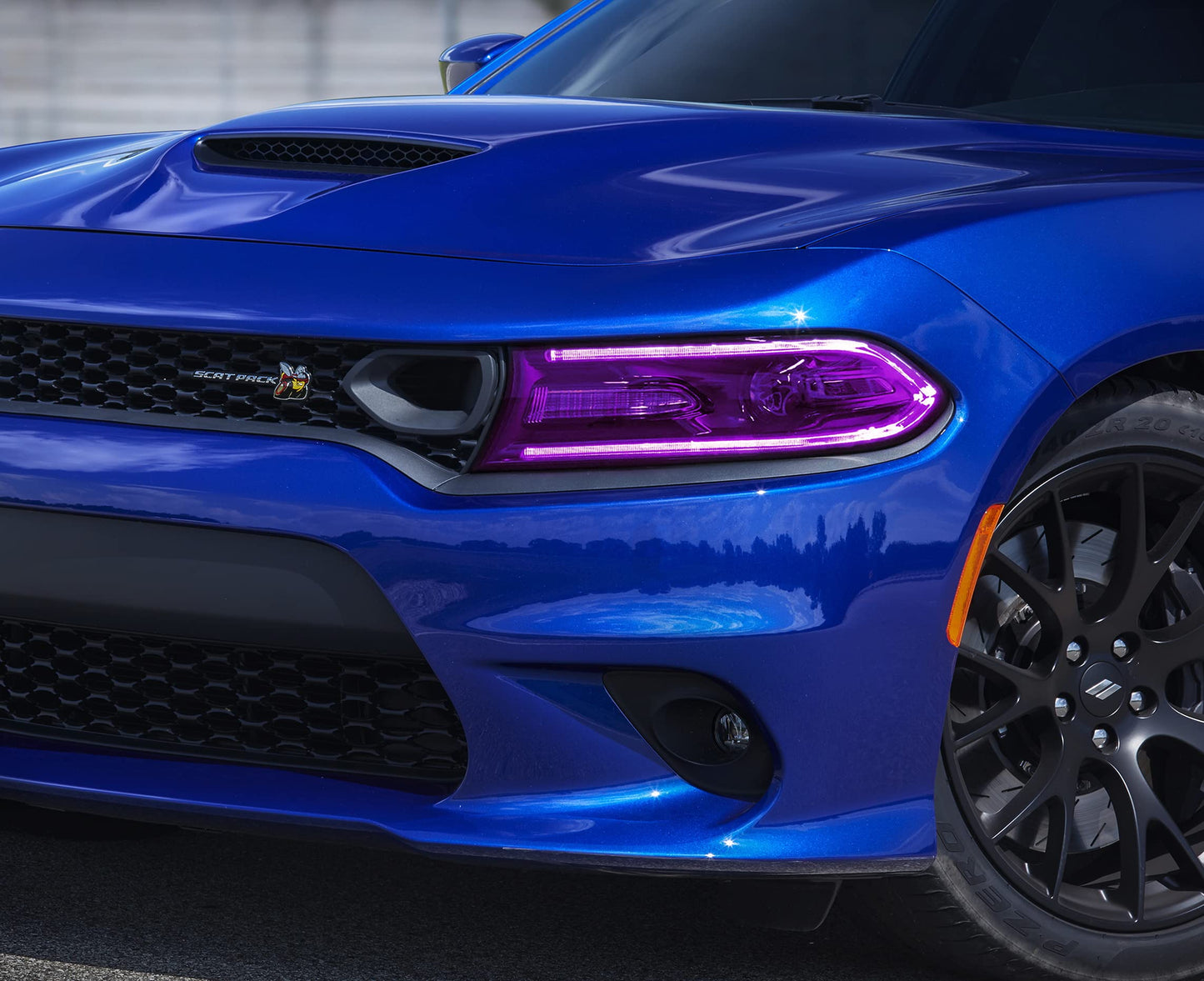 iJDMTOY RGBW Multicolor LED Circuit Board Ambient Lighting Kit Compatible with 2015-up Dodge Charger, Control_by_Smartphone