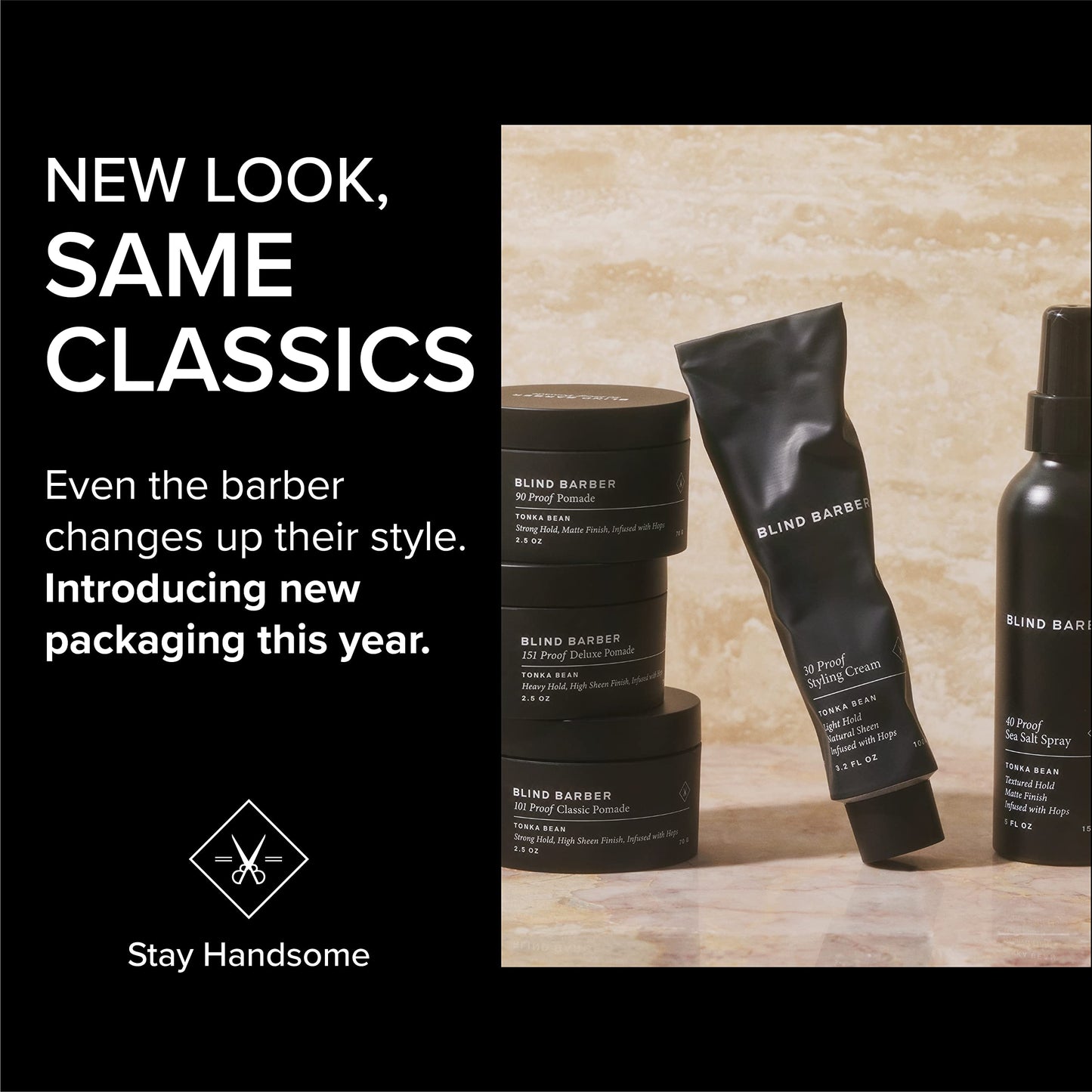 Blind Barber Bryce Harper Hair Clay for Men - Matte Water-Based Styling Product for Volume and Medium to Strong Hold (2.5 Oz)