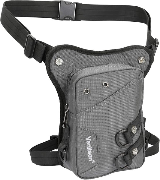 Waterproof Airsoft Tactical Drop Leg Pouch Bag Panel Motorcycle Bag