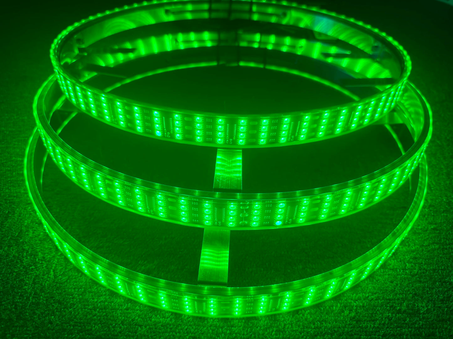 Sando Tech 15.5'' Quad Row Dream Color Chasing RGB LED Wheel Lights for Polaris Slingshot 3 Wheeler S/R/SL/SLR/GT Wheel Rim Lights Bluetooth APP/Remote Control