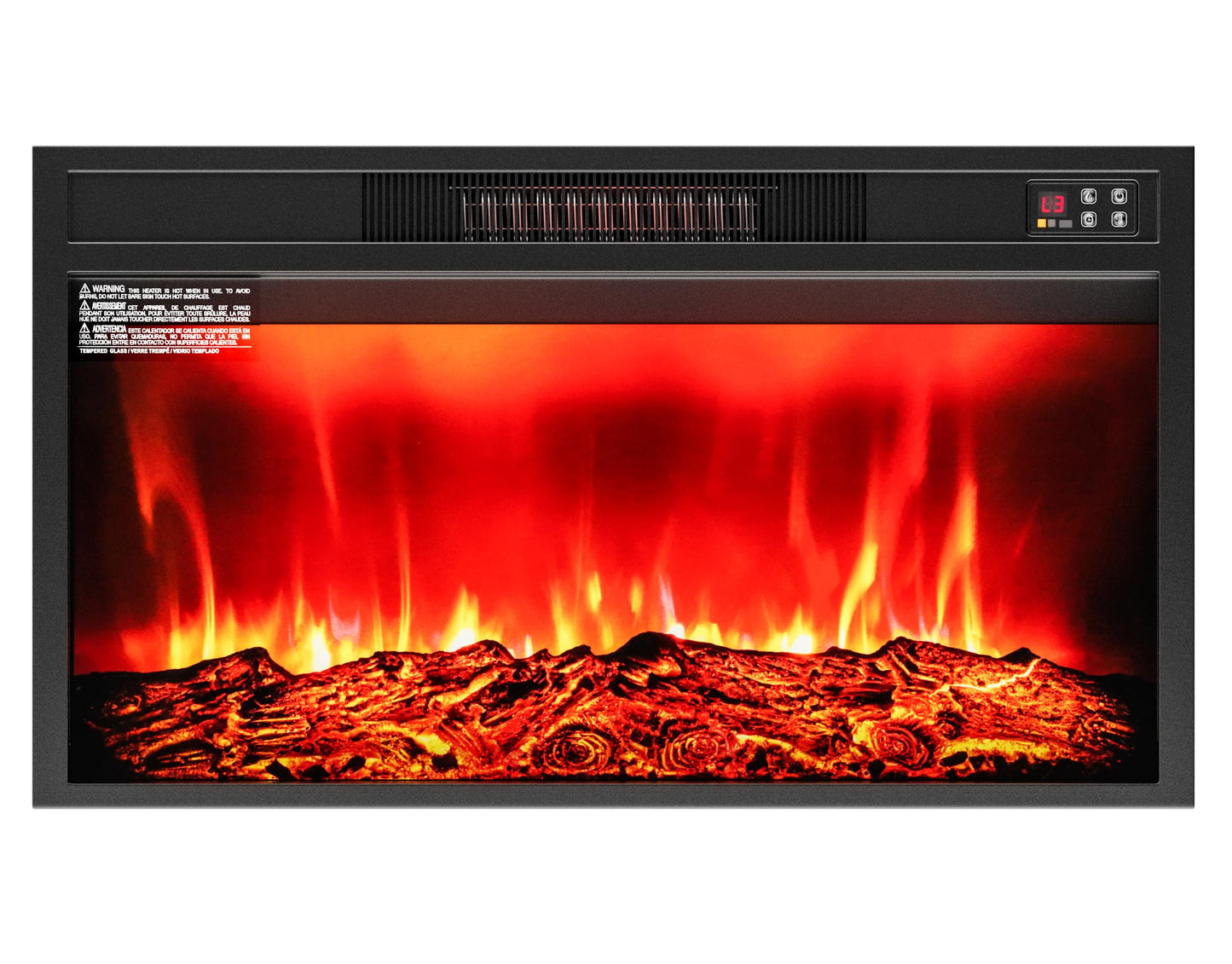 80" LED Electric Fireplace with Mantel, Fireplace TV Stand for 90 Inch TV, Modern Entertainment Center with Storage, Delicate Three-Dimensional Molding with Remote Control for Living Room