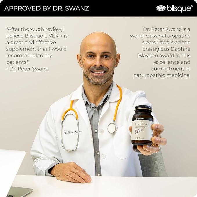 Blisque – Liver Complex Supplement to Detox, Cleanse, and Repair The Liver | Doctor Approved | Natural Ingredients | Milk Thistle, Dandelion, and Burdock Root | 90 Capsule Pills