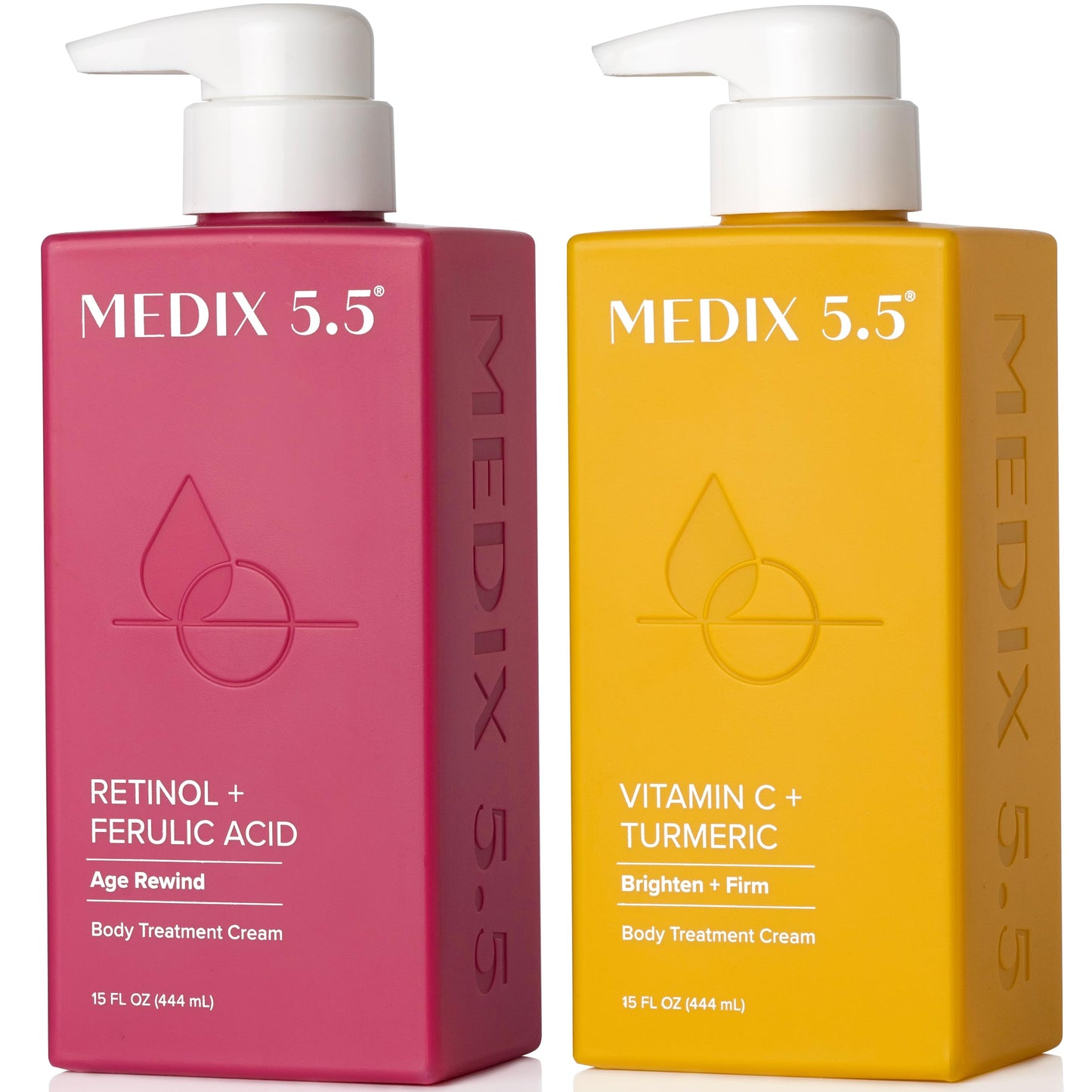 Medix 5.5 Retinol Body Cream + Vitamin C Lotion Anti Aging Wrinkles,Sagging Skin,Crepey Skin,Vitamin C Cream Brightens & Hydrate