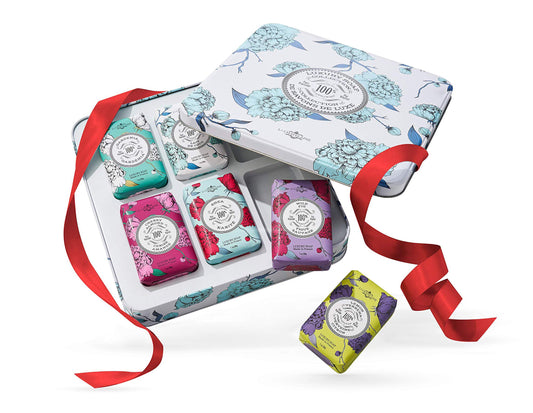 La Chatelaine Luxury Soap Collection | Oprahs Favorite Things | Shea Butter Bar Soaps, Made In France | Natural | Set Of 6, 7 Oz