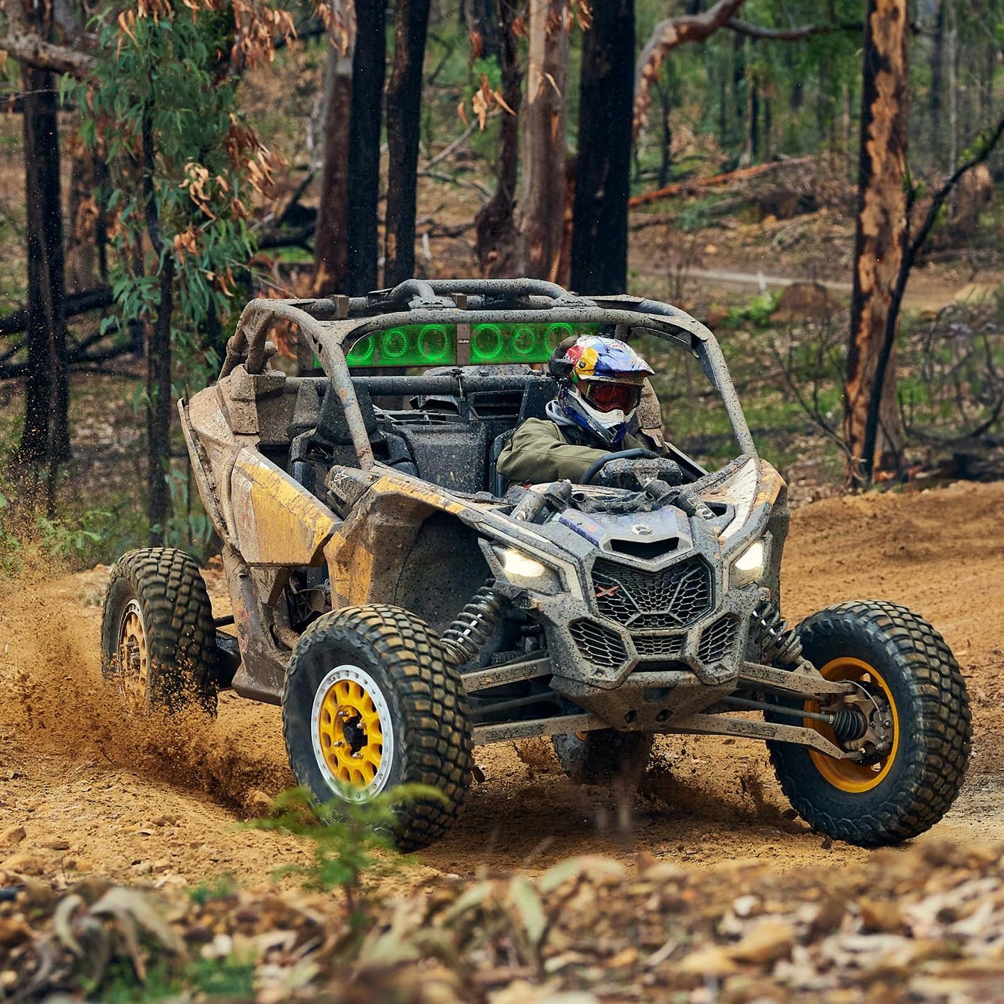 Ehaho 34 Inch UTV Sound Bar, ATV SoundBar Bluetooth with RGB Lighting, IP66 Waterproof Golf Cart Sound Bar, Amplified Powersports SXS SoundBar, UTV Speakers Compatible with Polaris RZR Can-Am