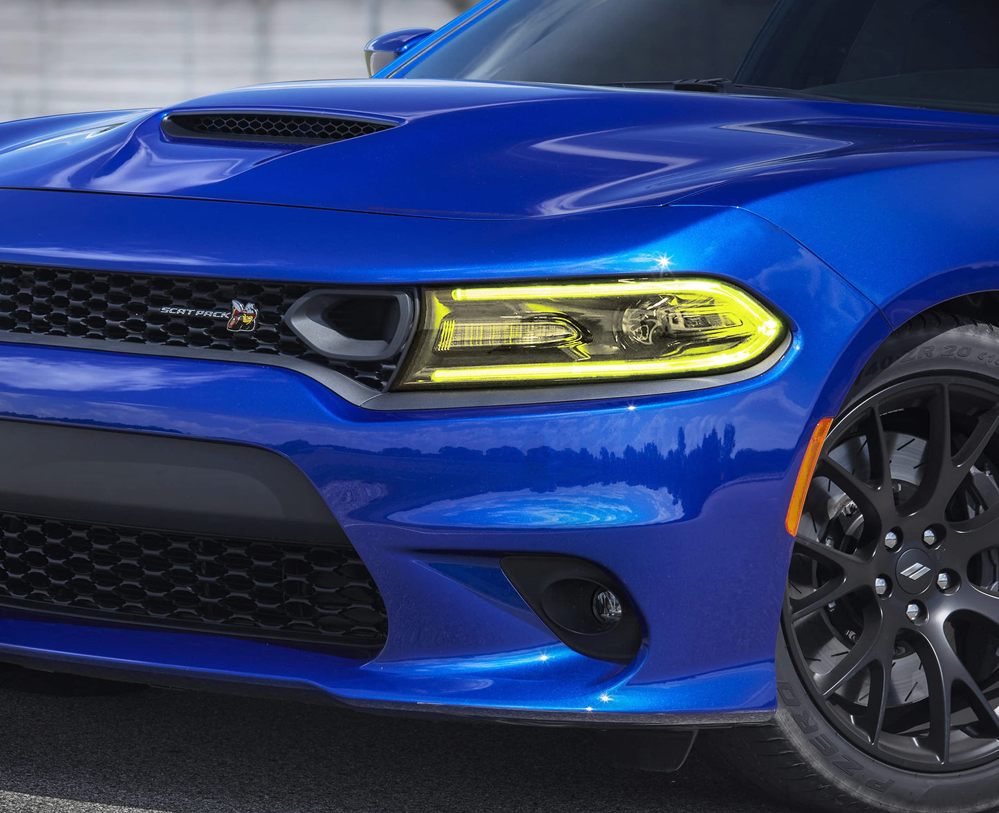 iJDMTOY RGBW Multicolor LED Circuit Board Ambient Lighting Kit Compatible with 2015-up Dodge Charger, Control_by_Smartphone