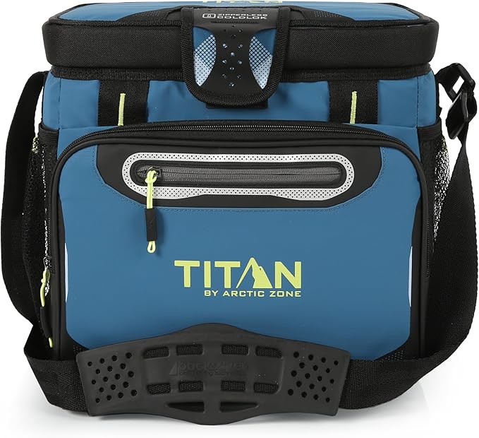 Arctic Zone Titan Deep Freeze Cooler - Zipperless Hardbody Cooler - Small & Large Capacity- Beach & Camping Cooler - Deep Freeze Insulation, HardBody Liner, and SmartShelf