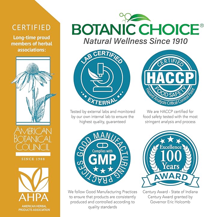 Botanic Choice Mullein Leaf Liquid Extract, Alcohol Free, Gluten Free, Traditional Respiratory Support 1 Fl. Oz.