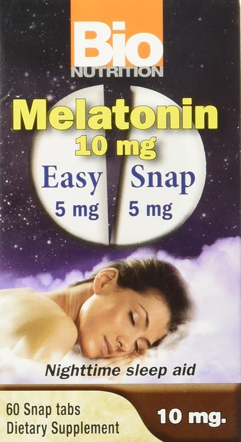 Bio Nutrition Melatonin 10 Mg Tablets, 60 Count