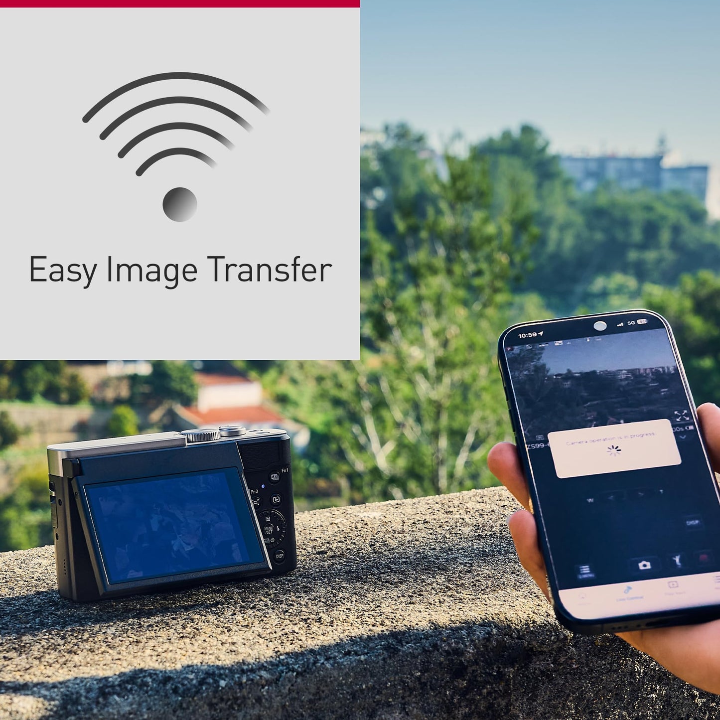 Panasonic LUMIX ZS99 Point and Shoot Camera, Compact Camera for Travel with 30x Zoom with 24-720mm Zoom Lens, and 4K Video/Photo, Great for Travel and Concerts, DC-ZS99