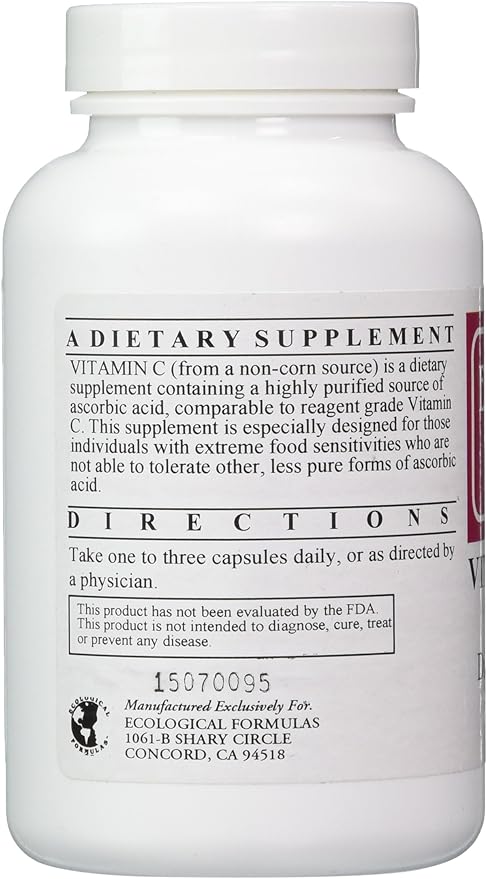 Cardiovascular Research Vitamin C-1000 Capsules, 120 Count