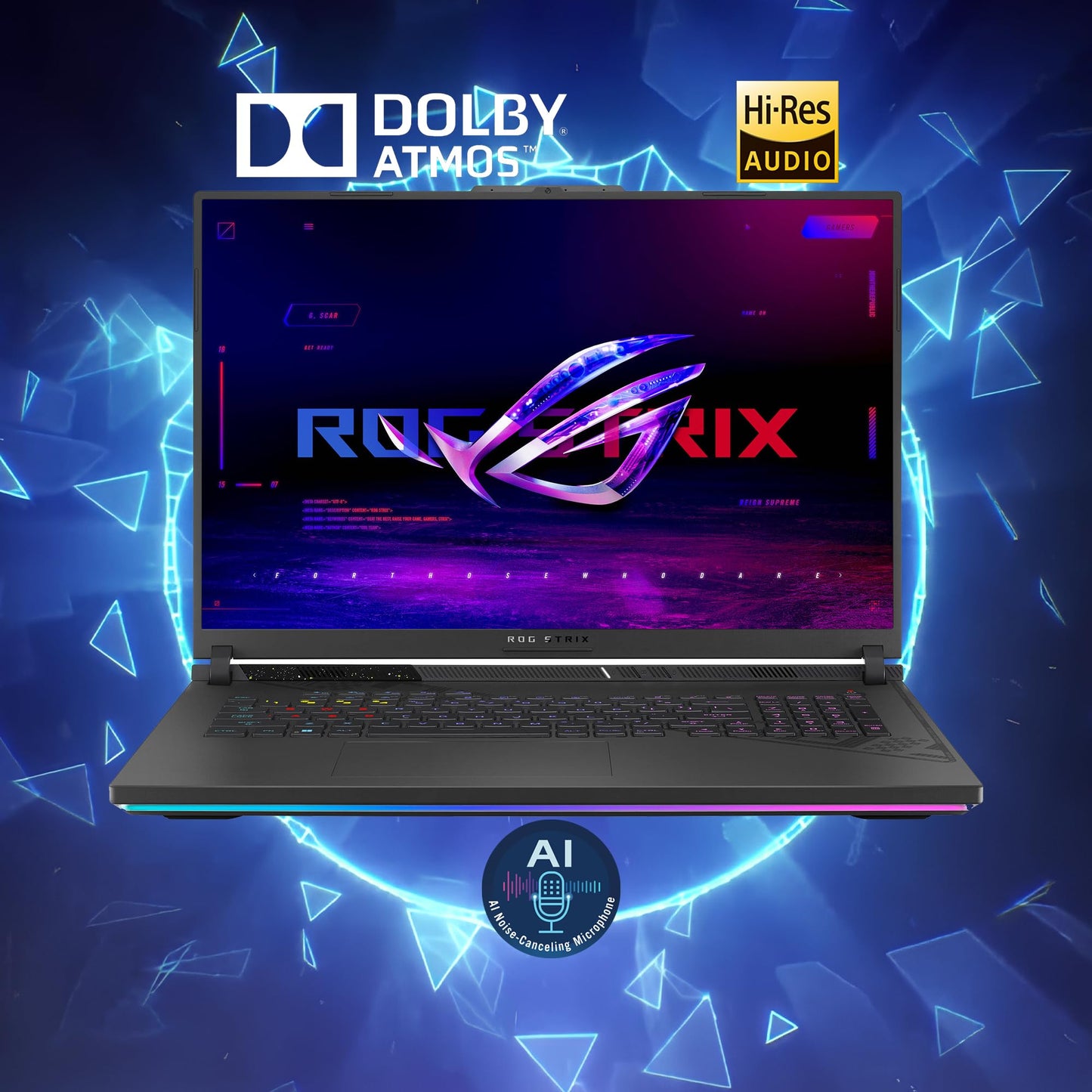 ASUS ROG Strix G18 G814 Gaming Laptop | 18" 2.5k (2560x1600) 240Hz (100% DCI-P3) | AMD 16-core Ryzen 9 9955HX (>i9-14900HX) | 64GB DDR5 2TB SSD | GeForce RTX 5070 | RGB Backlit Win11 w/DLCA Accessory