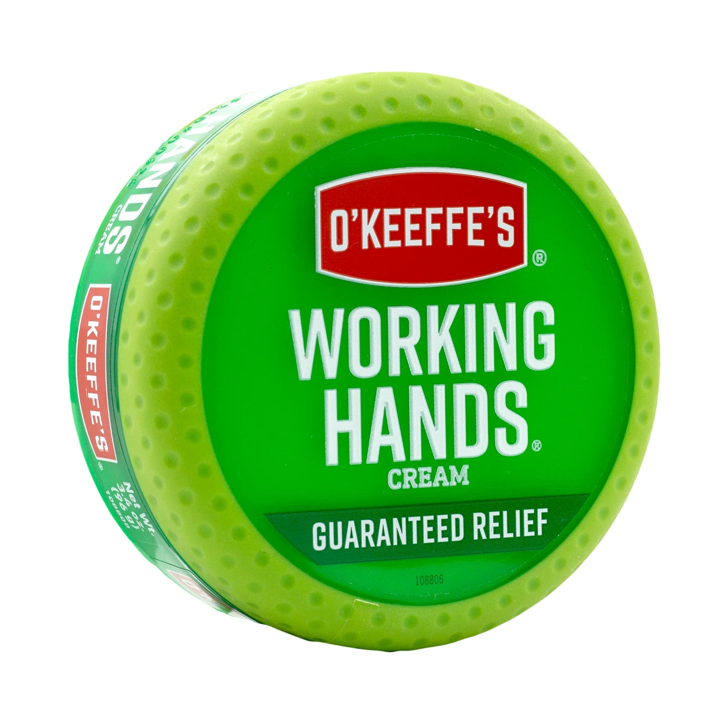 O'Keeffe's Working Hands Hand Cream for Extreme Dryness - 3.4 oz Jar (1 Pack) - Repairing Skincare for Cracked, Dry Hands