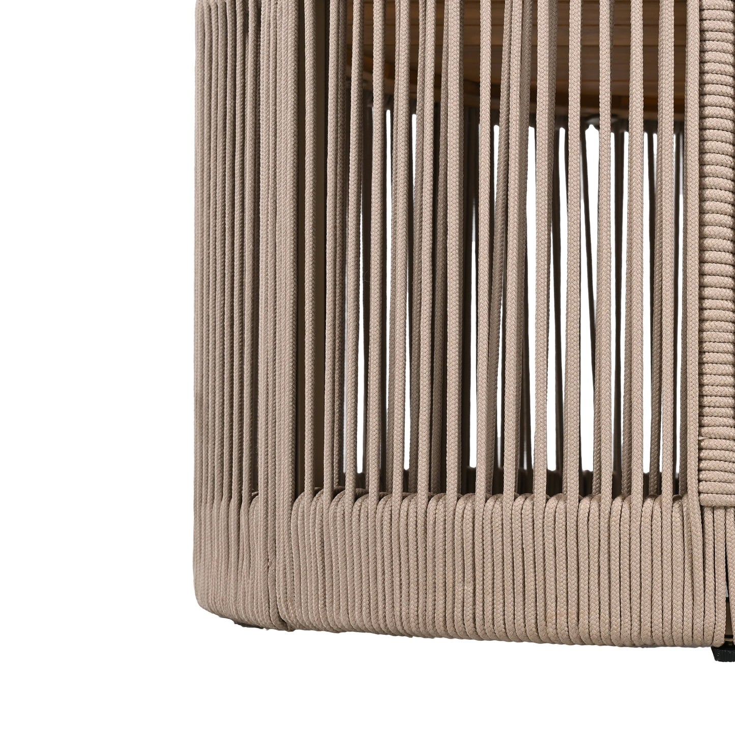 Homy Casa Outdoor Coffee Table - Modern Design, Perfect for Patio and Garden, Beige