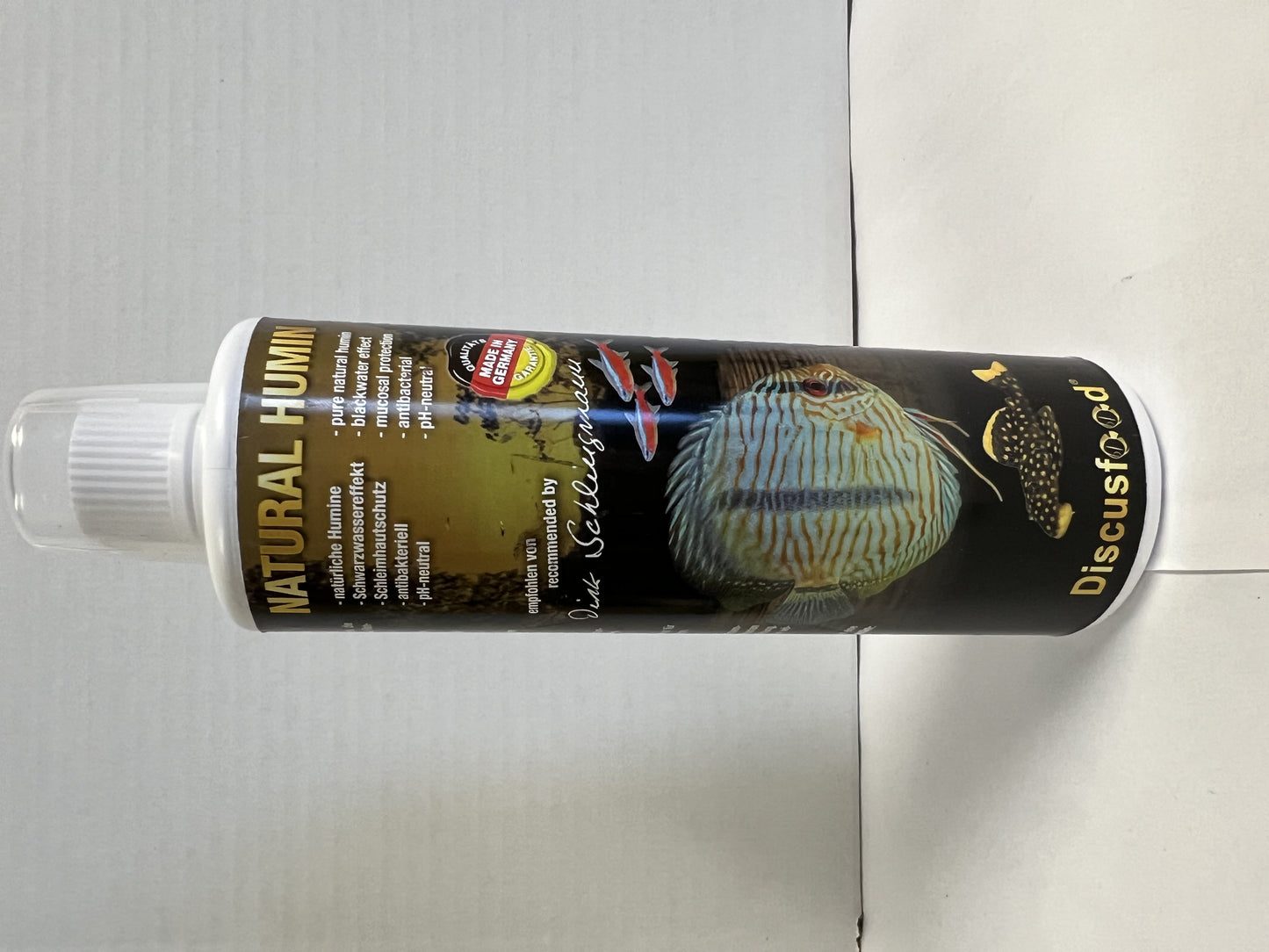 Discusfood Natural Humin Freshwater Salt Water Aquarium Water Treatment, 125 mL, 1 Count