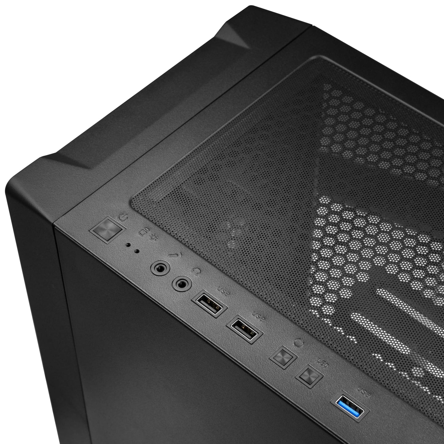 Blackout Computers Gaming Desktop PC Computer, Intel Core i7 3.6 GHz up to 4.0 GHz,AMD Radeon RX 580 8G GDDR5,16GB RAM,1TB NVME SSD, Windows 10 Pro, WiFi, Bluetooth 5.0, VR Ready,RGB Fans x4 (Renewed)